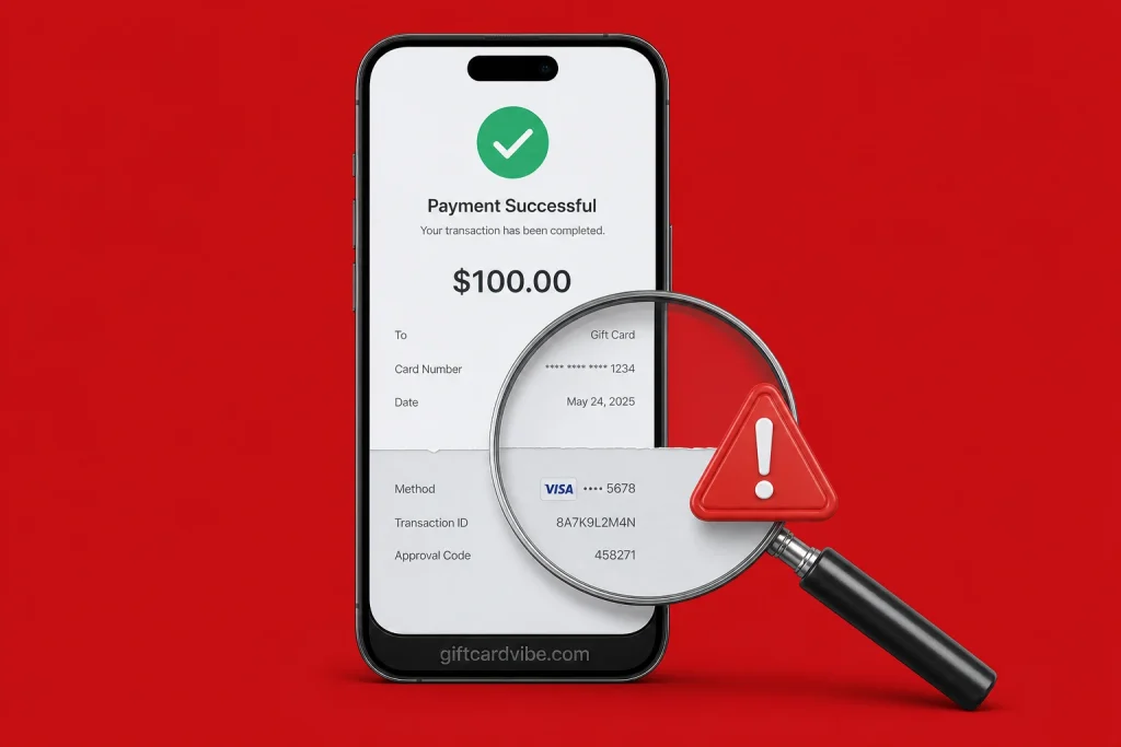 Fake Payment Screenshot: How to Verify Funds - GiftCardVibe featured image