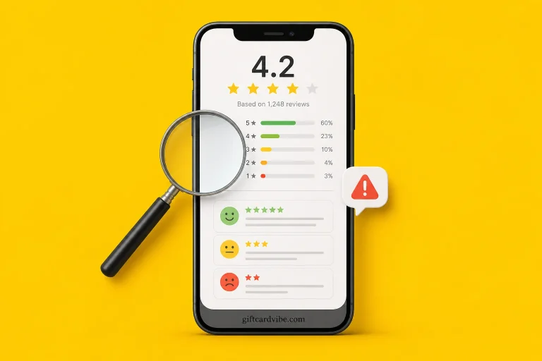 How to Read Gift Card App Complaints - GiftCardVibe featured image