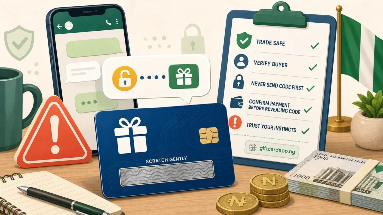 Gift Card Buyer Asking for Code First: What Nigerian Traders Should Do - GiftCardVibe featured image
