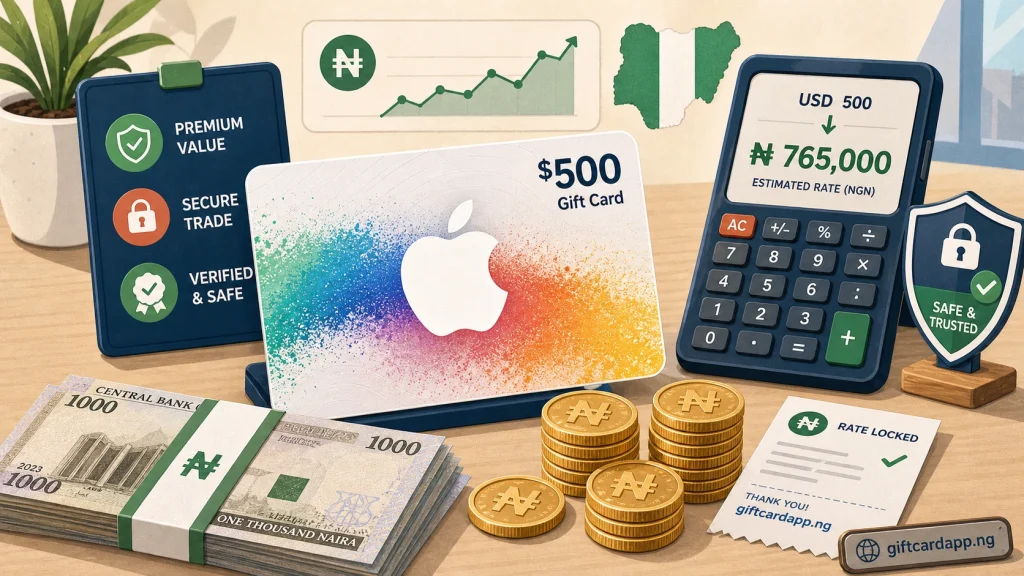 How Much is $500 Apple Gift Card in Naira Today? - GiftCardVibe featured image
