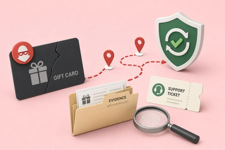 Incident-response timeline for reporting a stolen gift card in Nigeria