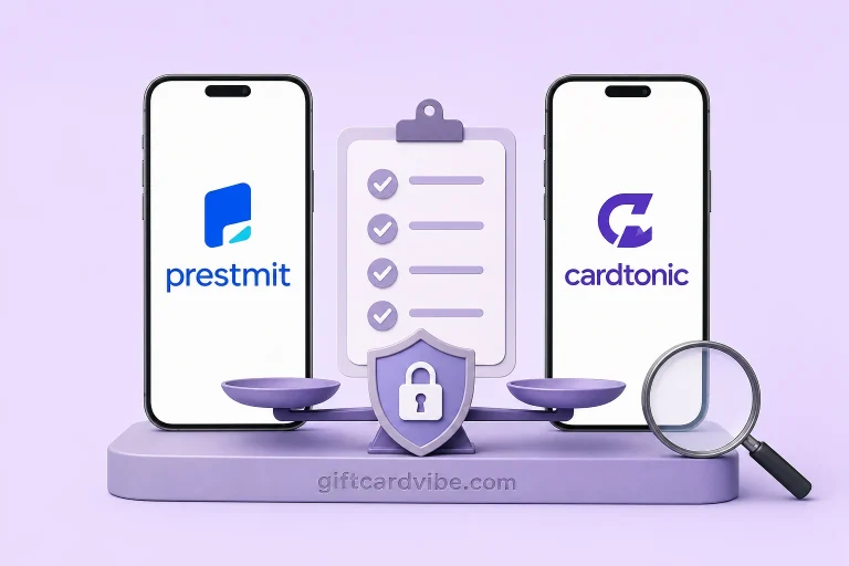 Prestmit and Cardtonic safety controls compared side by side