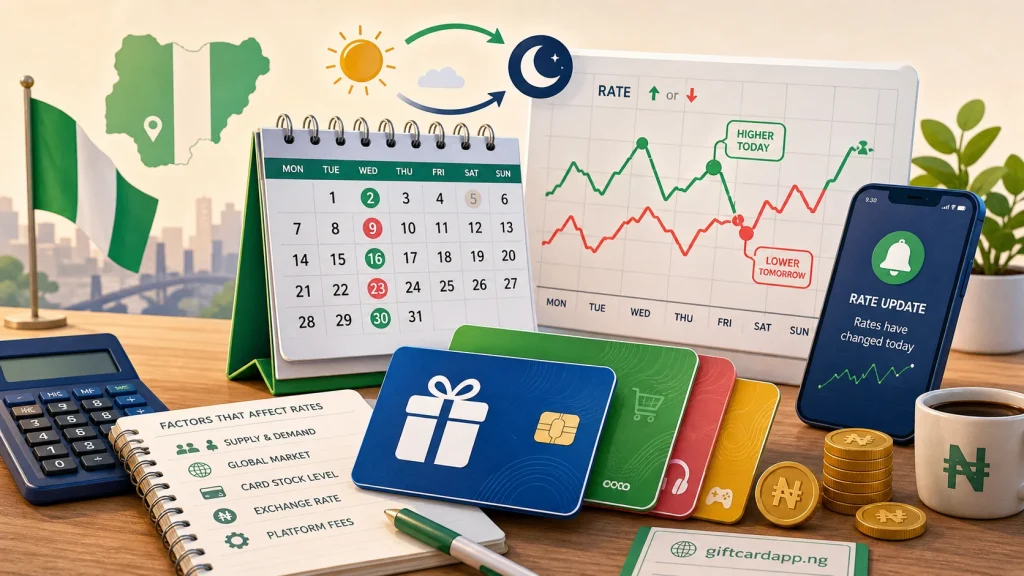 Why Gift Card Rates Change Every Day in Nigeria - GiftCardVibe featured image