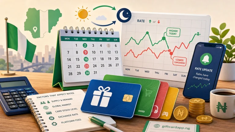 Why Gift Card Rates Change Every Day in Nigeria - GiftCardVibe featured image