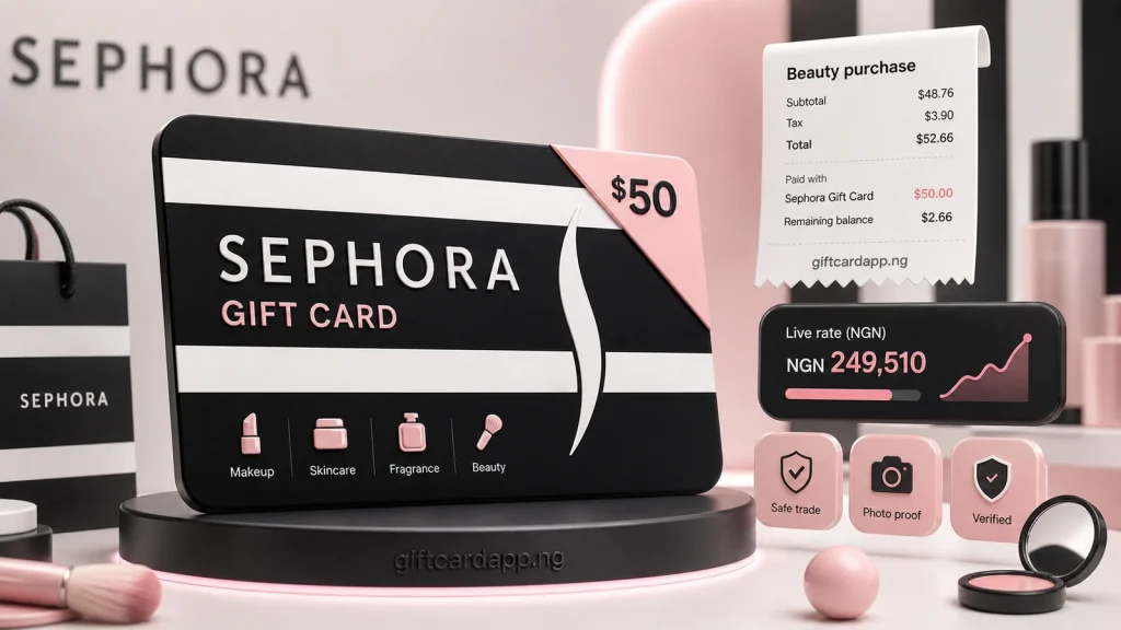 Sephora gift card rate in Nigeria guide featured image