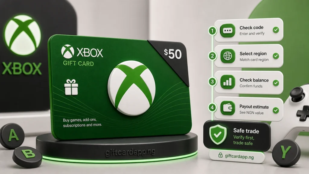 Xbox gift card rate in Nigeria guide featured image